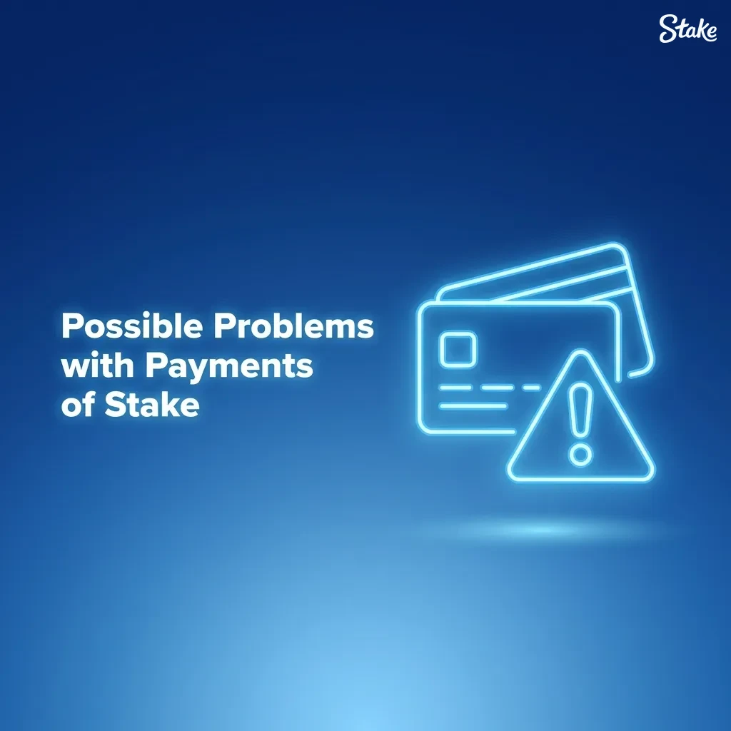 Infographic titled “Possible Problems with Payments of Stake” listing common deposit and withdrawal issues and quick fixes in India