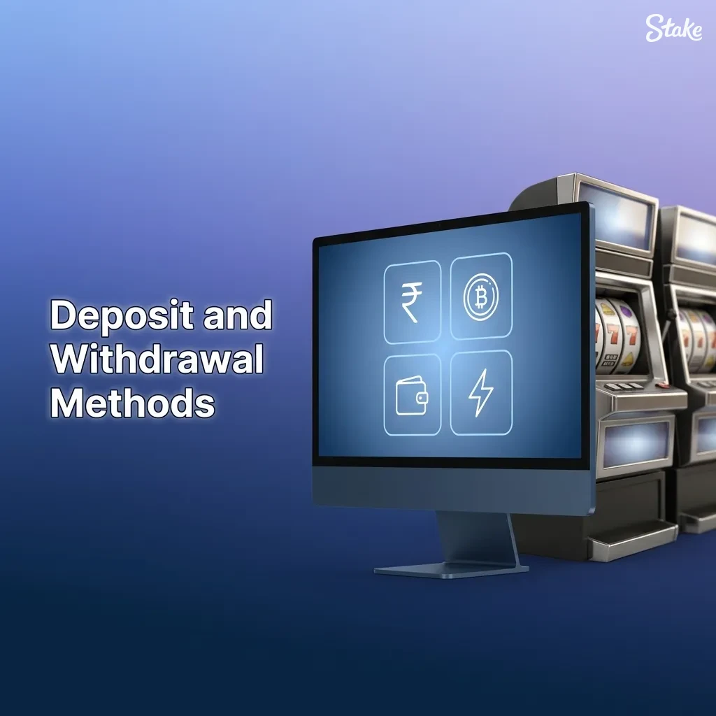Icons of UPI, GPay, PayTM, PhonePe, Visa, Mastercard, Apple Pay and crypto, showing fast deposits and withdrawals.