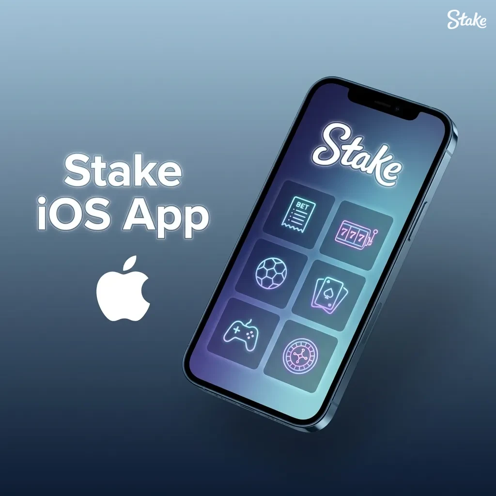 Stake iOS app screens on iPhone and iPad, showing sports, live betting, casino, and account features for Indian users