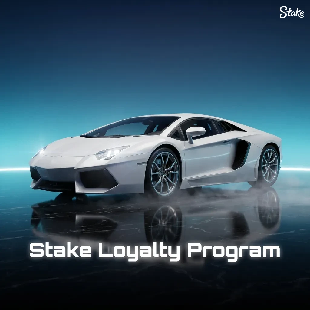 Stake loyalty program dashboard showing points, tiers, rewards, cashback, and VIP benefits for casino and sports betting