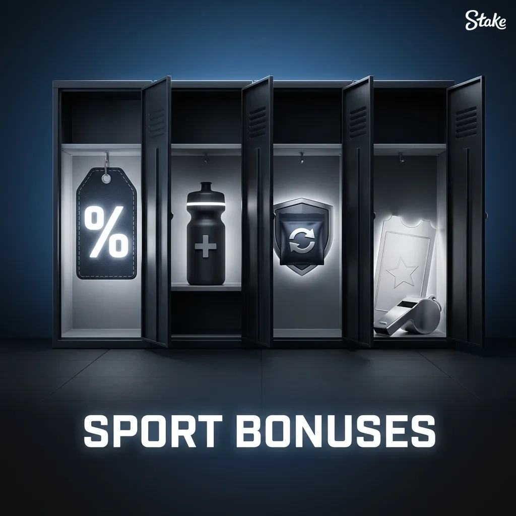 Banner showing “Sport Bonuses” with icons for cricket, football, tennis and esports, plus welcome bonus and free bet offer details